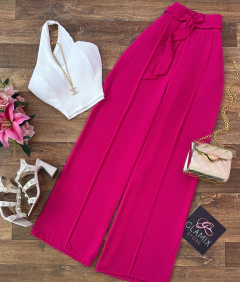 Calça Pantalona pink