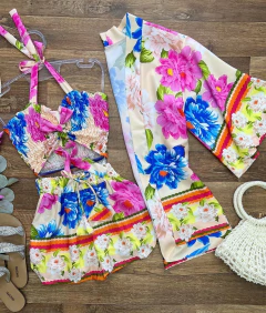 Conjunto kimono 3 peças