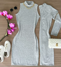 Conjunto lãzinha vestido/cardigan 01