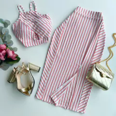 Conjunto listrado - comprar online