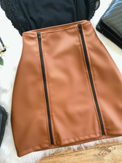 Saia couro eco - comprar online