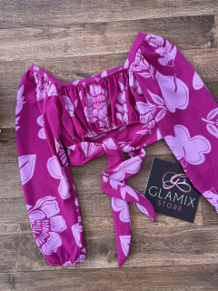 Cropped Plissado - comprar online