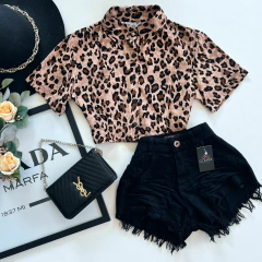 Cropped camisa