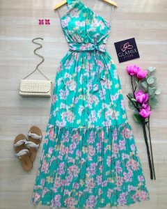 Vestido tule longo