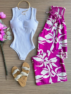 Body canelado aro - comprar online
