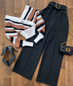 Calça pantalona alfaiataria