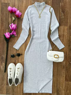 Vestido midi Ribana