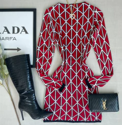 Vestido tricot vermelho (cópia)