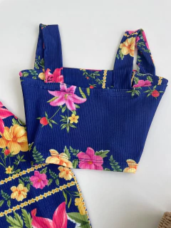 Conjunto Canelado estampado na internet