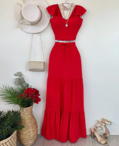Conjunto Alice vermelho