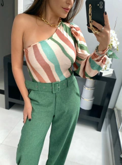 Calça pantalona linho - Glamix 
