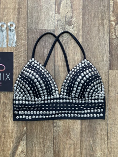Cropped bordado