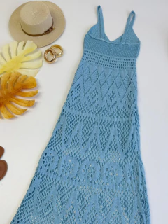 Vestido Tricot Azul - comprar online