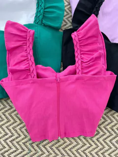 Cropped trança na internet