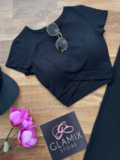 Conjunto canelado Aline - comprar online