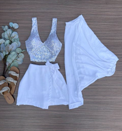 Conjunto kimono branco