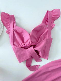 Conjunto de linho na internet