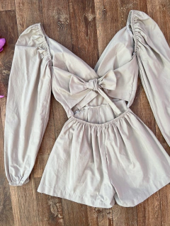 Macaquinho linho Cru - comprar online