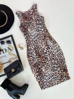 Vestido MIDI canelado na internet