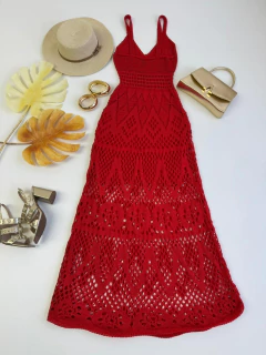 Vestido Tricot Vermelho - comprar online
