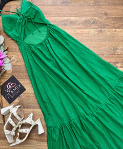 Vestido laise verde na internet