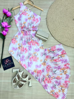 Vestido tule longo