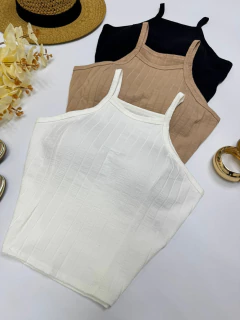 CROPPED CANELADO BÁSICO - Glamix 