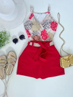 Saia/shorts linho - buy online