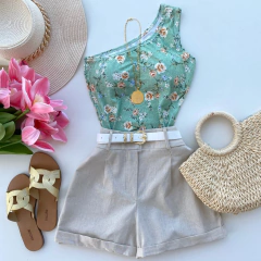 Shorts de linho (cores) - loja online