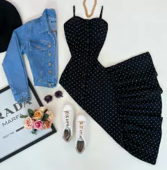 Vestido longo poá (cópia)