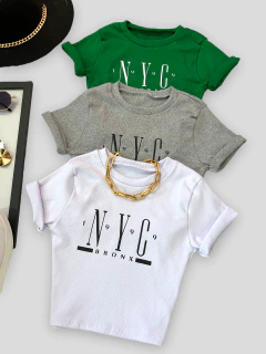 Cropped canelado - comprar online