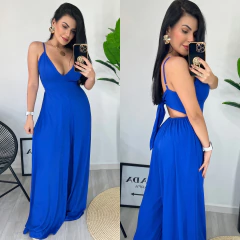 Macacão máxi pantalona - comprar online