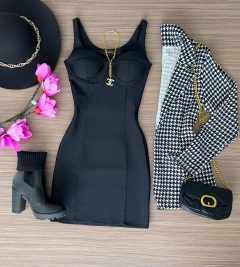 Blazer Pied Poule - comprar online