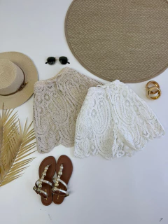 Shorts crochê - comprar online