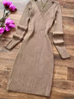 Vestido canelado tricot (cópia) on internet