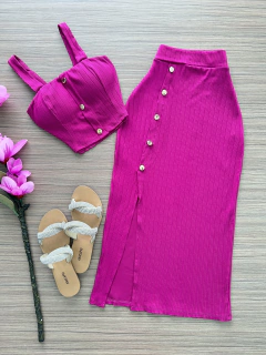 Conjunto canelado premium