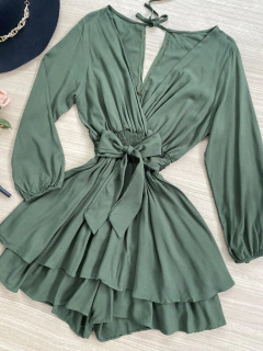 Macaquinho verde militar - comprar online