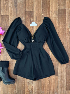 Macaquinho linho preto