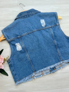 Colete jeans franjas - buy online