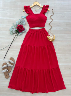 Conjunto Alice vermelho