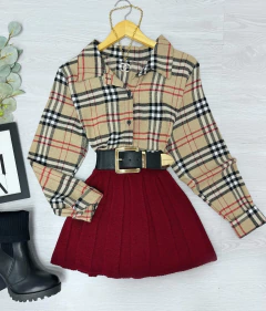 Camisa xadrez flanelada