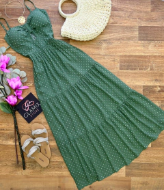 Vestido Longo poá
