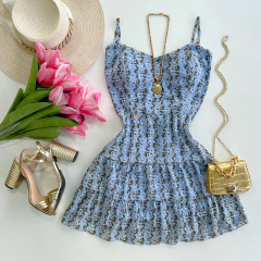 Vestido Chiffon floral