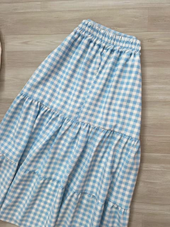 Saia xadrez midi - comprar online