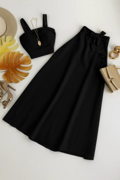 Conjunto Alfaiataria Saia e cropped - comprar online