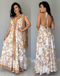 Vestido indiano longo na internet