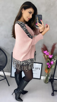 Poncho franjas - Glamix 