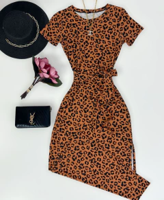 Vestido midi malha - comprar online