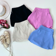 Saia/shorts linho - comprar online