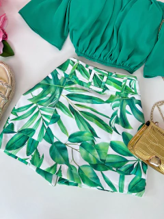 Saia/shorts estampado - buy online